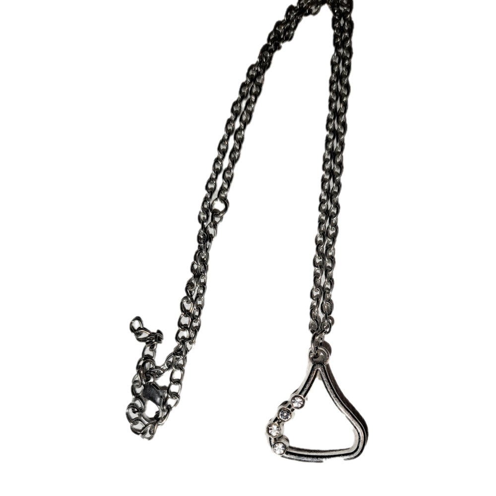 Hershey Kiss Silver Pendant Necklace